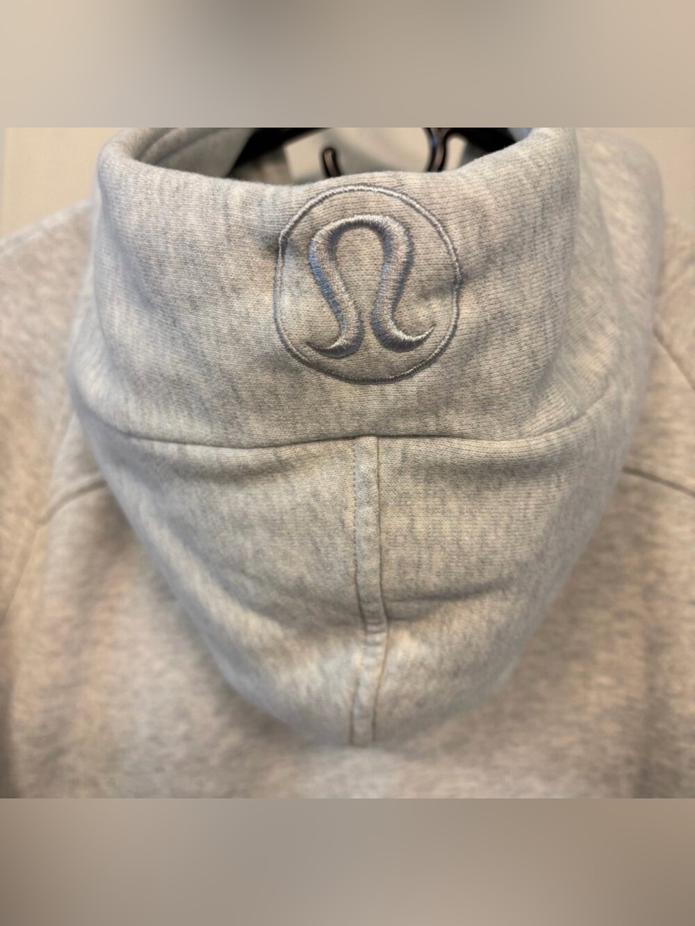 EUC lululemon athletica Scuba Light Gray Half-Zip Pullover - Picture 6 of 6
